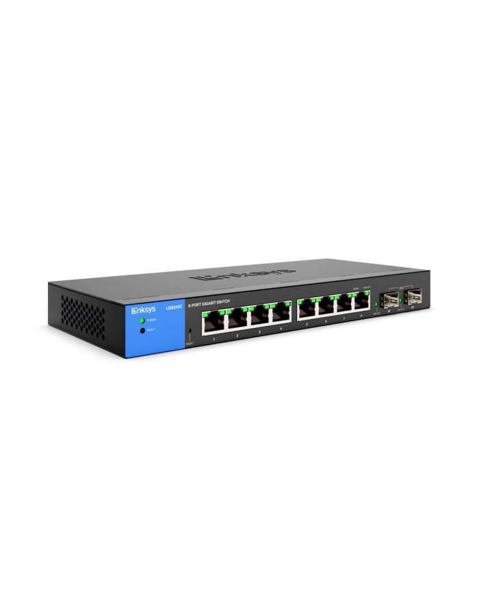 Linksys Business Switch LGS310C-EU  8-Port Managed Gigabit Ethernet Switch with 2 * 1G SFP Uplinks