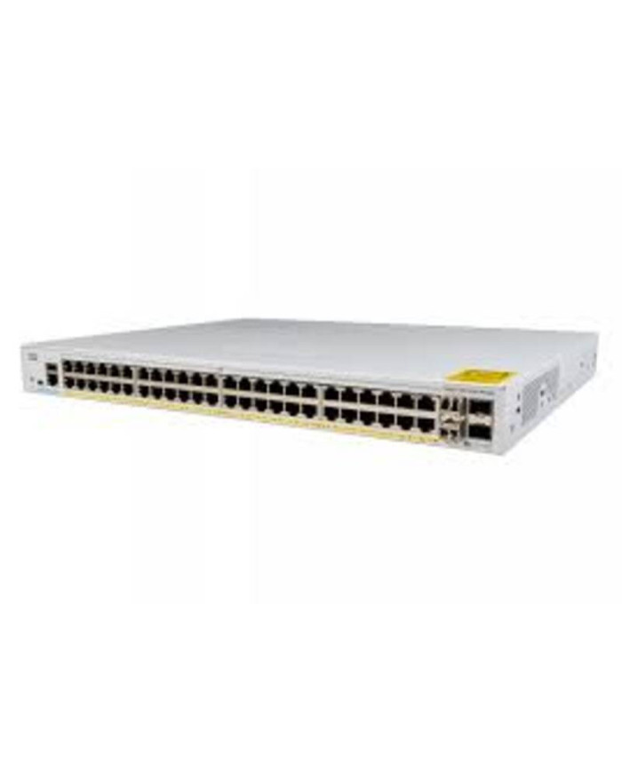 Cisco C1000-48P-4X-L 48 10/100/1000 PoE+ ports with 370W power budget, 4 Gigabit SFP+, Rack-mountable