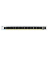 Cisco C1000-48P-4X-L 48 10/100/1000 PoE+ ports with 370W power budget, 4 Gigabit SFP+, Rack-mountable