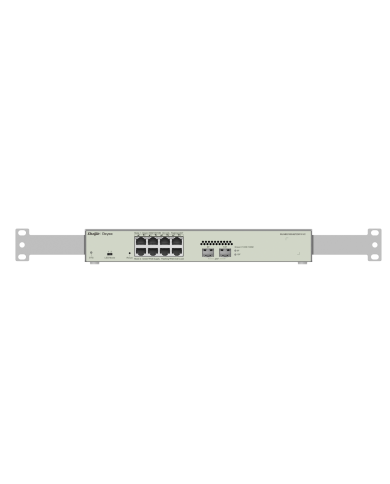 Reyee RG-NBS3100-8GT2SFP-P-V2 8 Port Gigabit PoE 125W 2SFP Layer 2+ Smart Managed Switch