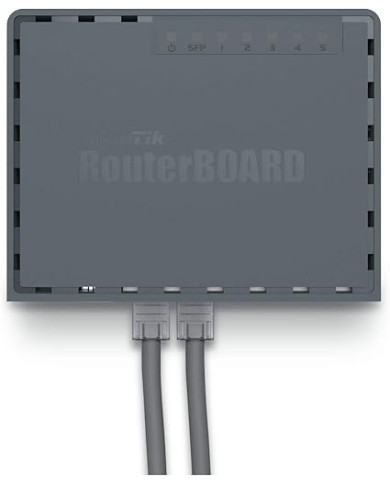 MikroTik RB760iGS hEX S Router 1x SFP Port, 5x Gigabit Ethernet, Dual Core 880MHz CPU, 256MB RAM, USB, microSD, RouterOS L4