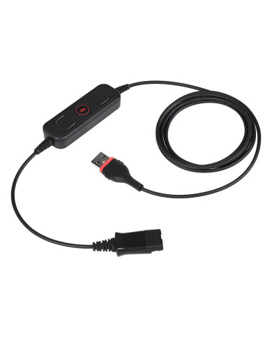 Inbertec U009P P-QD USB-A Adopter with volume and mute button