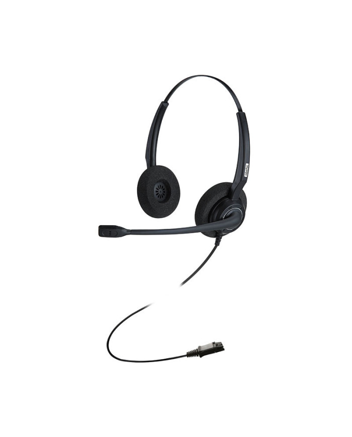 Inbertech UB210DP Standard Contact Center Headset with QD option (cable not incl), Binaural