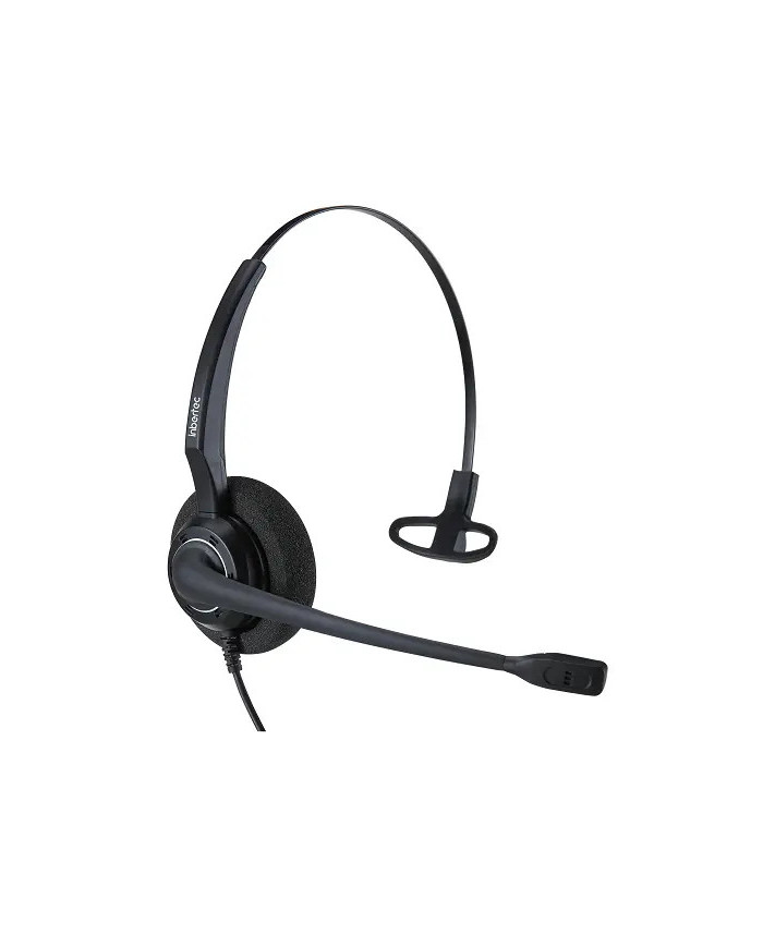 Inbertech UB210P Standard Contact Center Headset with QD option (cable not incl), Monoural