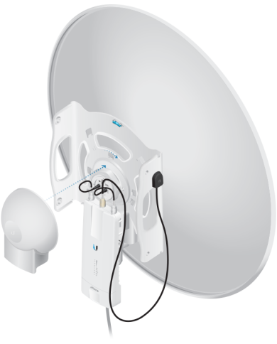 Ubiquiti AF-5G30-S45 – 5 GHz airFiber X  Dish, 30dBi, Slant 45