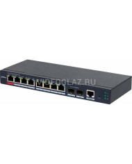 Dahua DH-S4210-8GT-110 L2  8 Gigabit PoE ports and 2 Gigabit SFP ports manageable Dahua PoE switch