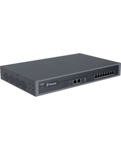 Yeastar P-Series  P570 300-500 users concurrent calls 30-60 Call center agents 100-200  without FXO ports