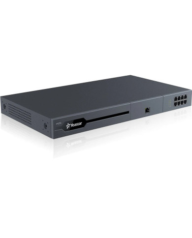 Yeastar P-Series  P570 300-500 users concurrent calls 30-60 Call center agents 100-200  without FXO ports