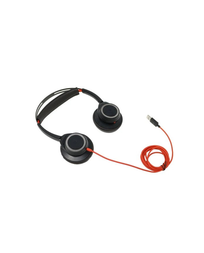 Poly Plantronics Blackwire 7225 Active Noise Cancelling Headset, USB-A (Black)