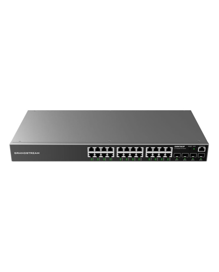 Grandstream GWN7803P | 24-Port Gigabit Ethernet Layer 2+ Managed PoE Switch