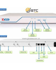 Zycoo CooVox-T200 IP PBX 200 extensions - 80 concurrent calls without modules (8 FXO capacity)