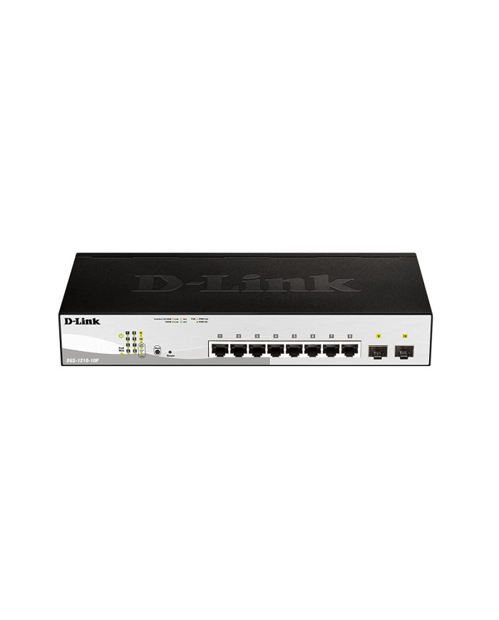 Dlink DGS-1210-10P 8-Port POE Gigabit Smart Managed Switch with 2 SFP ports