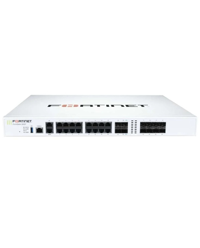 Fortinet FortiGate 200F - security appliance with1 year FortiGuard Unified Threat Protection