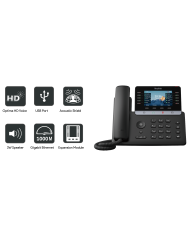 Yealink SIP-T74U Gigabit Business IP Phone w/ 4.3-inch LCD Screen