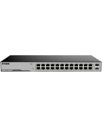 D-Link DGS-F1024P 24-Port Gigabit Unmanaged PoE Switch