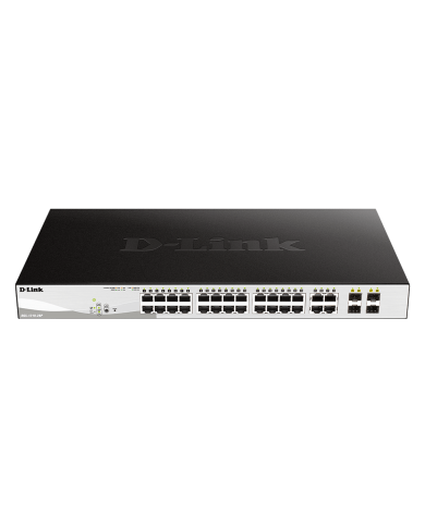 D-Link DGS-1210-28P Web Smart 24-Port GIGABIT POE Switch with 4 SFP Slot