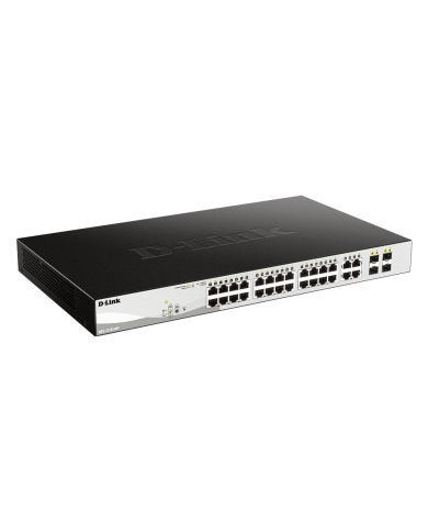 D-Link DGS-1210-28P Web Smart 24-Port GIGABIT POE Switch with 4 SFP Slot
