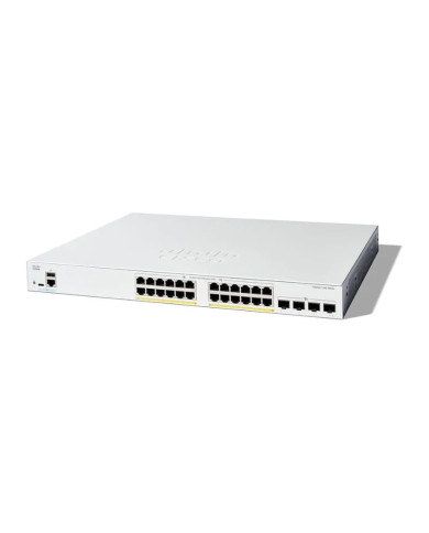 Cisco  C1300-24P-4G  Switch, 24x PoE+ 195W/4x SFP/Rack-mountable