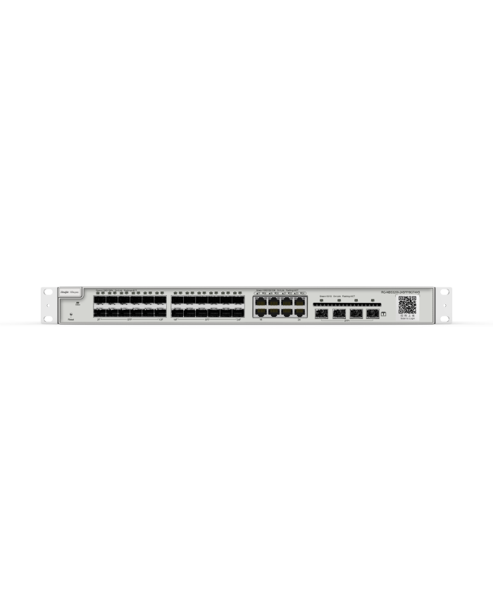 Ruijie Reyee RG-NBS3200-24SFP/8GT4XS Layer 2+ Managed Switch | 24-Port SFP Gig, 8-Port Combo, 4-Port 10G SFP+ Uplink