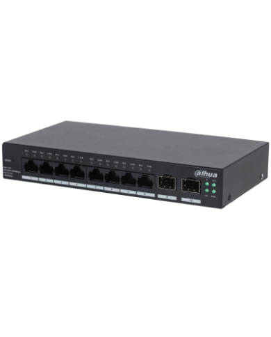 Dahua CS4210-8GT-110 10-Port Cloud Managed Desktop Gigabit Switch with 8-Port PoE