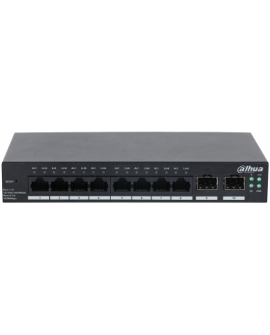 Dahua CS4210-8GT-110 10-Port Cloud Managed Desktop Gigabit Switch with 8-Port PoE