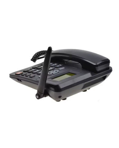 Super Star Fixed Wireless Phone (2018 Model) – GSM Desktop Wireless Telephone with Antenna
