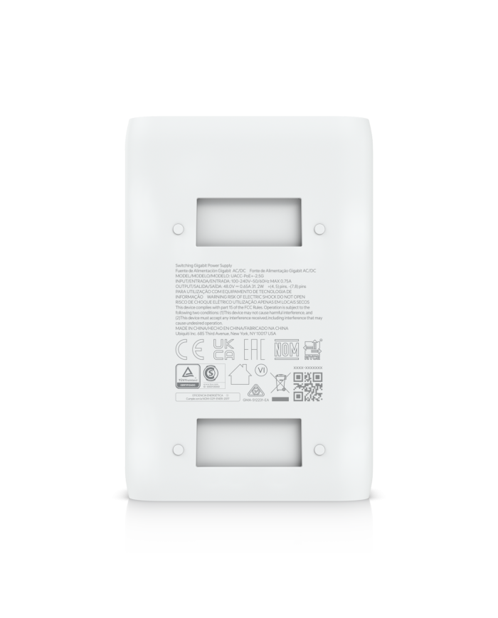 Ubiquiti PoE+ Adapter 30 W White - UACC-POE+-2,5G