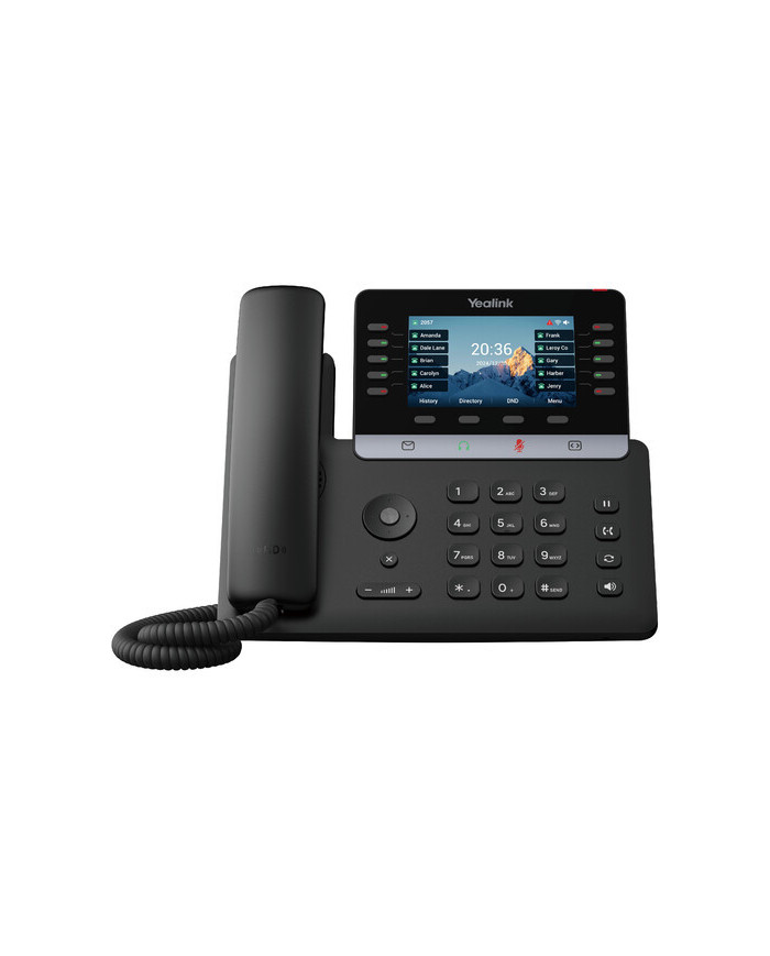 Yealink SIP-T74W Business IP Phone – Built-in Wi-Fi 6 & Bluetooth 5.0, 16 Lines, 4.3″ Color Display