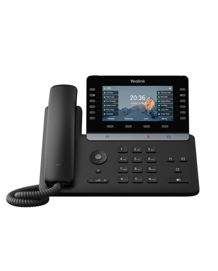 Yealink T85W Premium 16-Line WiFi VoIP Phone with 5.5" Touch Screen