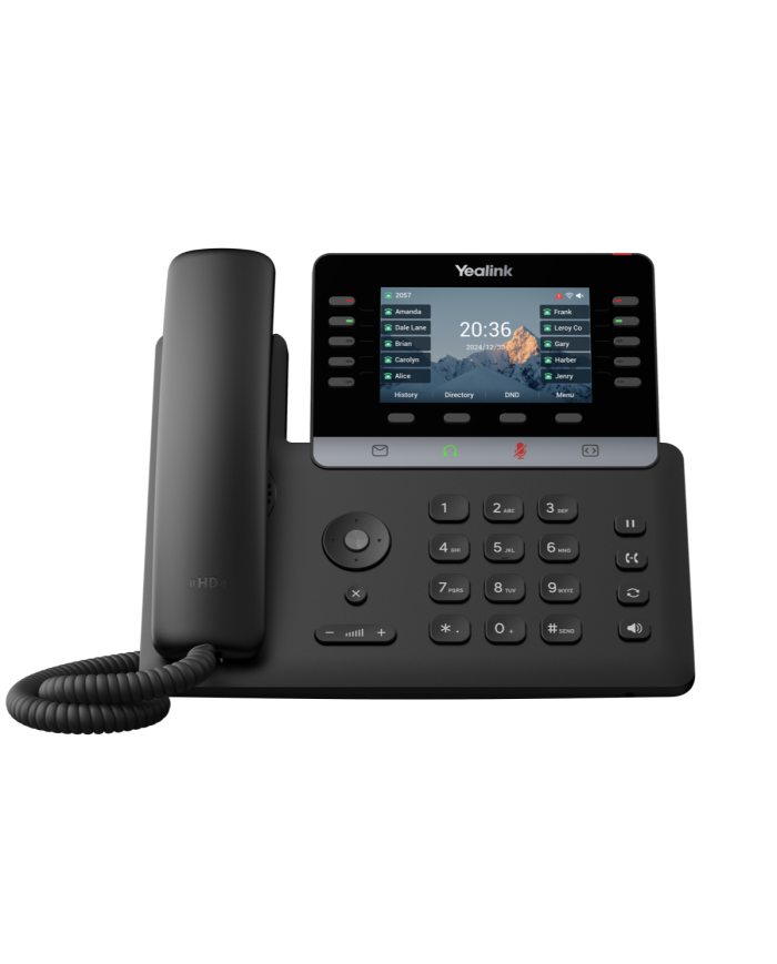 Yealink SIP-T74U Executive IP Phone – 16 Lines, 4.3″ Color Display, Gigabit Ethernet, Expandable