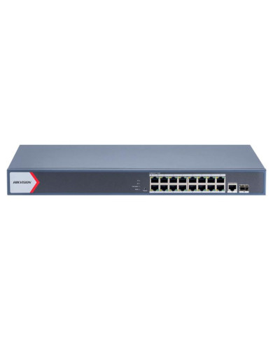 Hikvision DS-3E1518P-EI/M 16 Port Gigabit Smart POE Switch