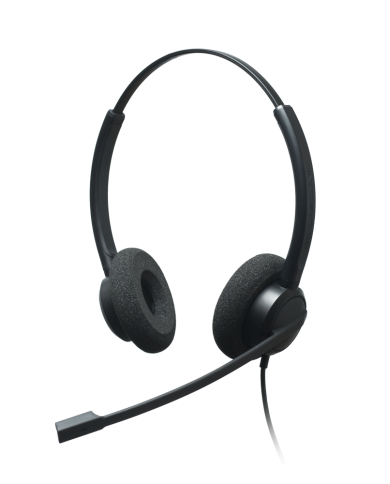 Addasound Crystal UC2732D Binaural Wired USB Headset for Call Center