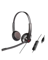 Addasound Epic 512 Binaural Wired USB Headset for Extreme Noisy Environment