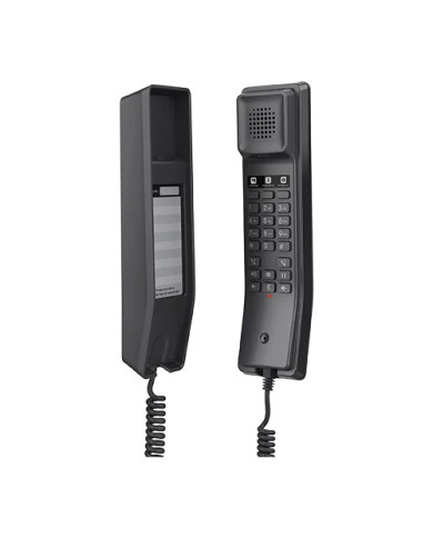 Grandstream GHP611W Compact Hotel IP Phone with Integrated Dual-Band Wi-Fi - Black
