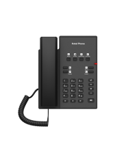 Fanvil H1 Hotel IP Phone (2 SIP Lines, Wall-Mountable, PoE) - Black