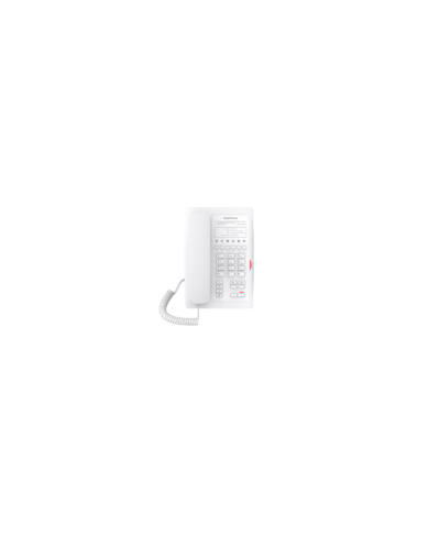Fanvil H3 Classic Hotel IP Phone (1 SIP Line, 6 Programmable Soft Keys, PoE) - Black or White
