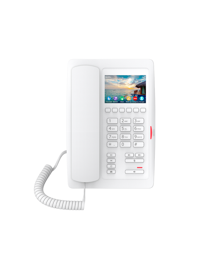 Fanvil H5W Wi-Fi Hotel IP Phone with 3.5-inch Color Screen & H.264 Video Decoding - Black or White