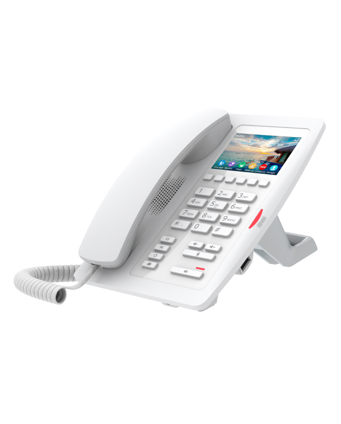 Fanvil H5W Wi-Fi Hotel IP Phone with 3.5-inch Color Screen & H.264 Video Decoding - Black or White