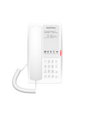 Fanvil H4 Cost-Effective Hotel IP Phone (5 Programmable Keys, HD Audio, PoE) - Black or White