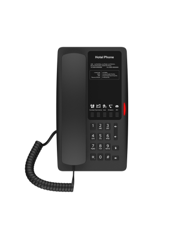 Fanvil H4W Wi-Fi Hotel IP Phone (Built-in Dual-Band Wi-Fi, 5 Programmable Keys, PoE) - Black or White
