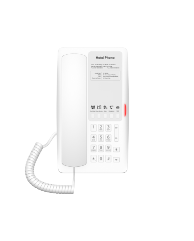 Fanvil H4W Wi-Fi Hotel IP Phone (Built-in Dual-Band Wi-Fi, 5 Programmable Keys, PoE) - Black or White