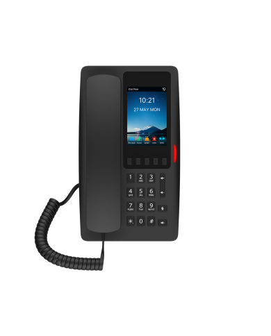 Fanvil H6W Smart Hotel Wi-Fi IP Phone (Color Screen, Built-in Wi-Fi, USB Charging) - Black or White
