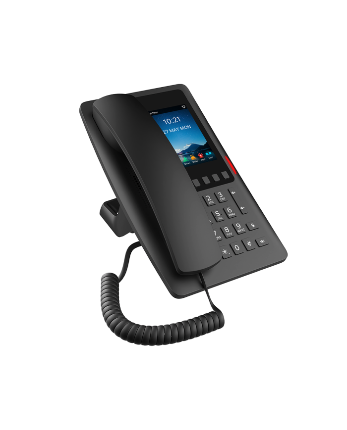 Fanvil H6W Smart Hotel Wi-Fi IP Phone (Color Screen, Built-in Wi-Fi, USB Charging) - Black or White