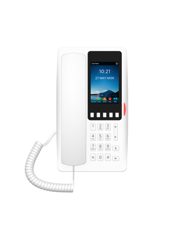Fanvil H6W Smart Hotel Wi-Fi IP Phone (Color Screen, Built-in Wi-Fi, USB Charging) - Black or White