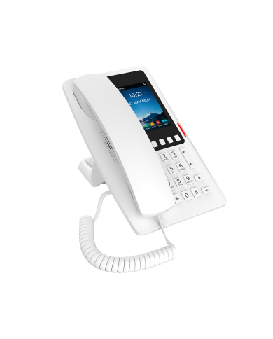 Fanvil H6W Smart Hotel Wi-Fi IP Phone (Color Screen, Built-in Wi-Fi, USB Charging) - Black or White