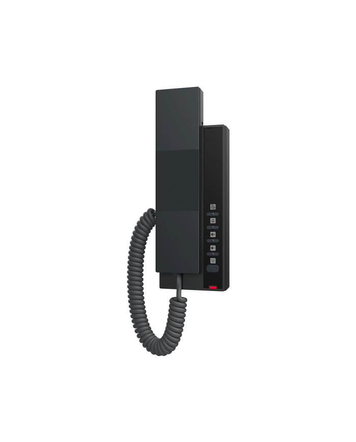 Fanvil H601 Hotel IP Phone (Wall/Desktop Slimline, PoE) - Black