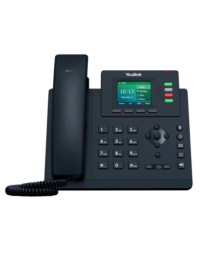 Yealink T33G IP Phone, 4 VoIP Accounts. 2.4-Inch Color Display