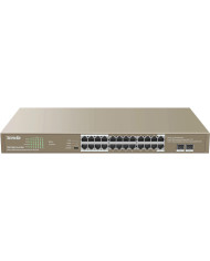 Tenda TEG1126P-24-410W 24GE+2SFP Ethernet Switch With 24-Port PoE