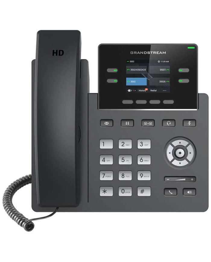 Grandstream GRP2612W Carrier-Grade IP Phone WiFi - PoE (Power Supply Not Included)