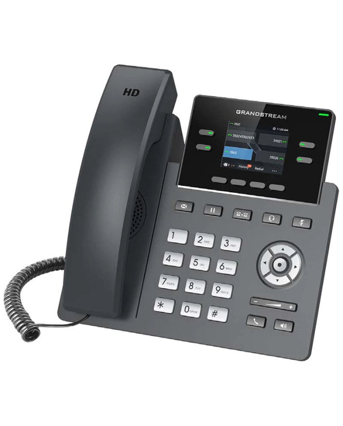 Grandstream GRP2612W Carrier-Grade IP Phone WiFi - PoE (Power Supply Not Included)